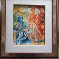 Dipinto, Faust e Margherita, F.Murer