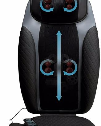 Sedile Massaggiatore  Shiatsu + Cuscino HoMedics