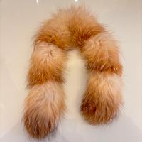 Bordo pelliccia volpe color miele/sfumato