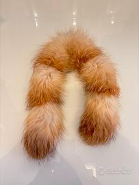 Bordo pelliccia volpe color miele/sfumato