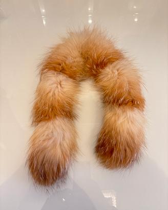 Bordo pelliccia volpe color miele/sfumato