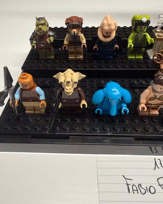 Lego minifigure star wars mondo di jabba