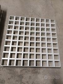 pannello grigliato bianco controsoffitto 