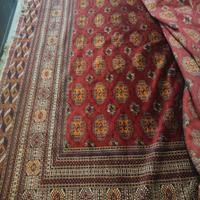 tappeto antico bukara di grandi dimensioni 