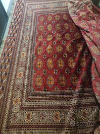tappeto antico bukara di grandi dimensioni 