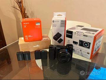 Fotocamera Sony A6000 + obb. SEL28F20 + accessori
