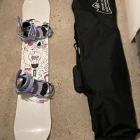 Snowboard Rough 147 + attacchi Nitro Raiden