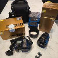 Nikon D7200  + Nikkor 17-55mm + Accessori