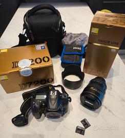 Nikon D7200  + Nikkor 17-55mm + Accessori