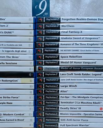 Giochi Ps2 PROMO 3x2