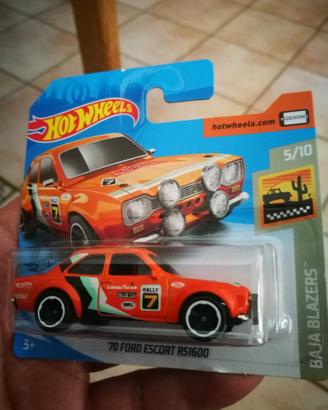 '70 Ford Escort RS 1600 Rally Hot Wheels Mattel