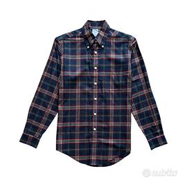Camicia Brooks Brothers Uomo S quadri Blu Bordeaux