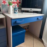 Scrivania Blu
