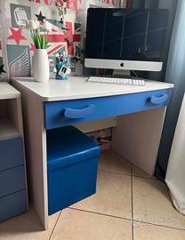Scrivania Blu
