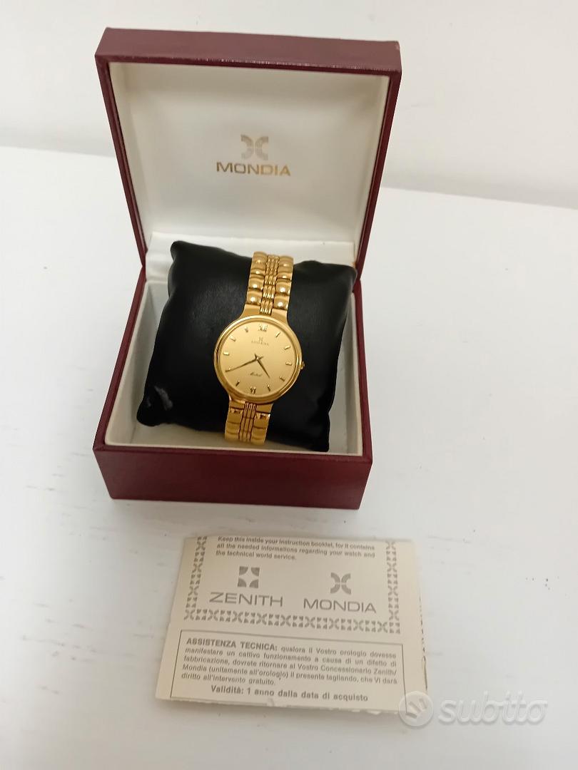 Placcato Oro Orologio Mondia Prezzo Orologio Mondia Oro Valore Outlet