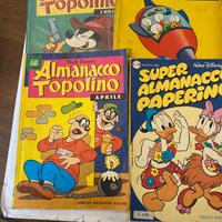 Lotto almanacchi topolino