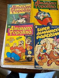 Lotto almanacchi topolino