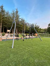 Rack station outdoor per trazioni e TRX
