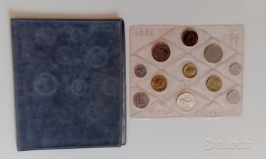 Set monete Zecca Roma 1981 con 500 lire argento