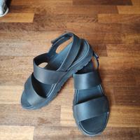 skechers sandalo donna nero