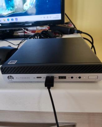 mini pc HP Elitedsk 705 G5-Ryzen 5 3400G 16/512 Gb
