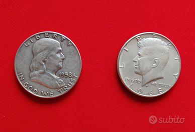 Mezzo Dollaro Argento Americano 