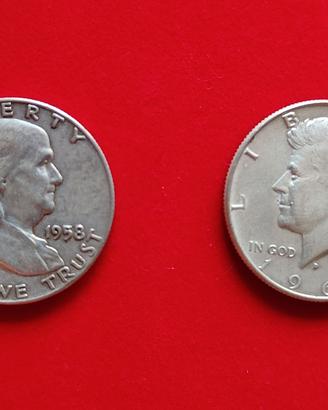 Mezzo Dollaro Argento Americano 