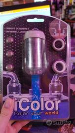 IColor - Filtro colora l'acqua del rubinetto in ba