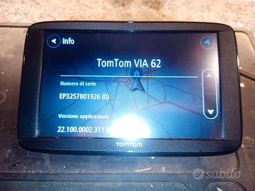 navigatore  GPS Tom Tom via 62