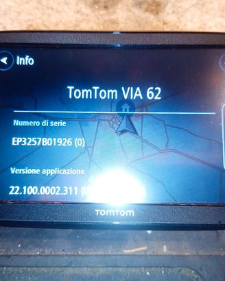 navigatore  GPS Tom Tom via 62