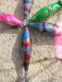 artificiali per calamari dalla barca 