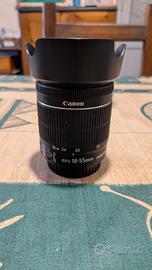 Obbiettivo Canon EFS 18-55mm IS STM