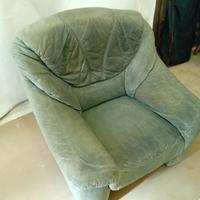 poltrona in vera pelle 