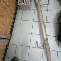 Tubo intero downpipe, più terminale finale in acci