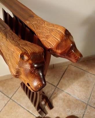 poltrona in legno
