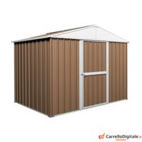 Box baracca lamiera Acciaio 275x175 tortora