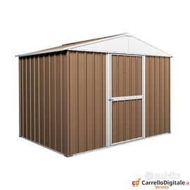 Box baracca lamiera Acciaio 275x175 tortora