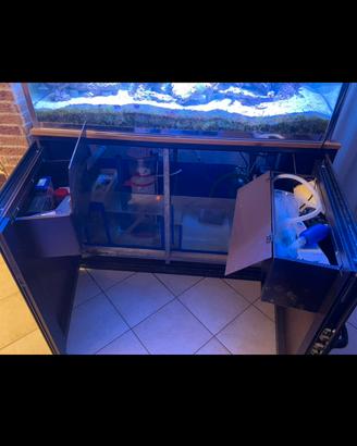 acquario marino 400lt  con compenso a piacere
