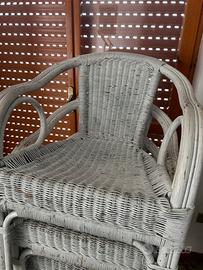 Poltroncine in vimini