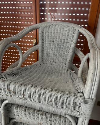Poltroncine in vimini