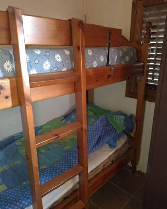 Letto a castello in legno massiccio no ikea