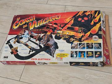 la corsa del vulcano pista di fuoco gig anni 80