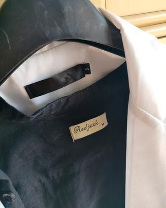 camicia nera + giacca bianca 