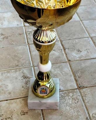 Coppa premio per eventi ludici e sportivi