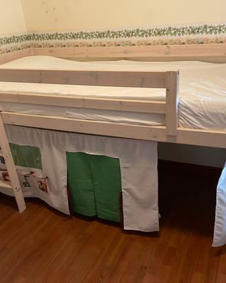 Cameretta: Letto bambino/a sopraelevato