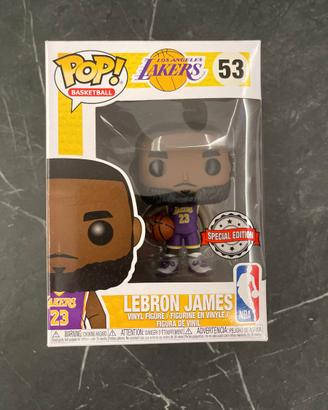 Funko Pop LA Angeles Lakers LeBron James Purple 53