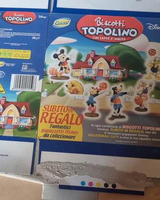 2 box scatole vuote Colussi Topolino