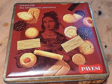 Pavesi Scatola di latta anni 50 Parade
