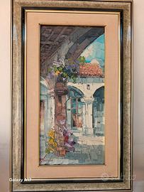 Quadro olio su tela "Firmato e Certificato".