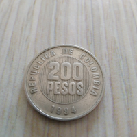 Moneta colombia 200 pesos